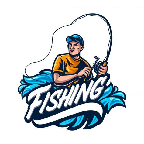 Fishing logo template Premium Vector | Premium Vector #Freepik #vector #logo #food #menu #water ...