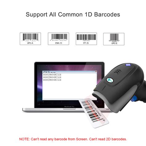 OEM 1D Laser Reader Barcode Wireless Automatic Sensing Scanning Barcode ...