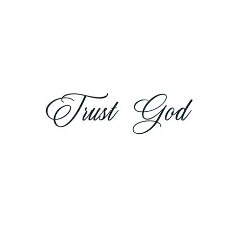 Trust God Tattoo (Set of 2) – TattooIcon