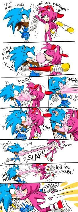 Sonamy | Sonic funny, Sonic fan characters, Sonic heroes