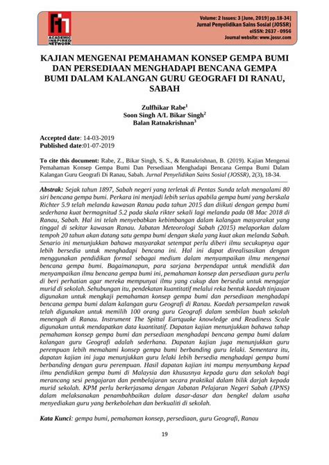 (PDF) KAJIAN MENGENAI PEMAHAMAN KONSEP GEMPA BUMI DAN … filebencana ...