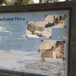 Read the Plaque - Chuckanut Drive