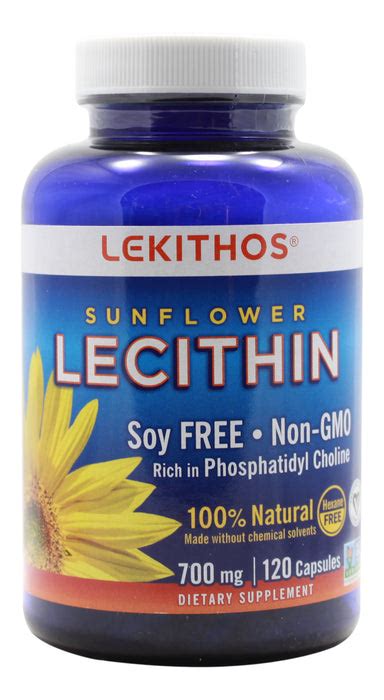 Sunflower Lecithin - 120 Capsules — Woodstock Vitamins