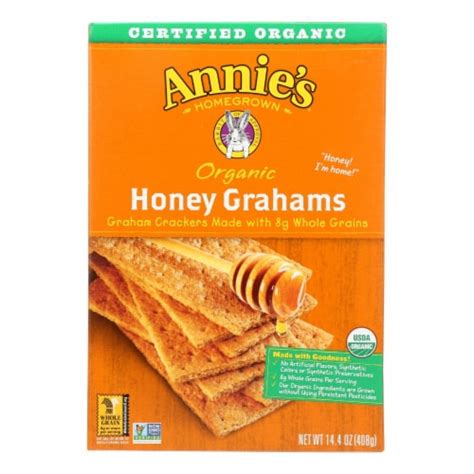 Annie's™ Organic Honey Graham Crackers Multipack, Case of 12 - 14.4 OZ each - Kroger