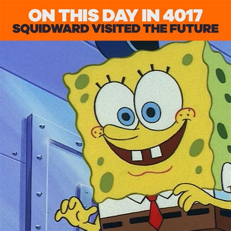 On This Day Squidward Visited the Future | SpongeBob | SpongeBob ...