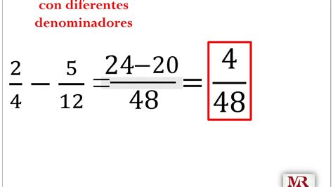 Resta De Fracciones Con X