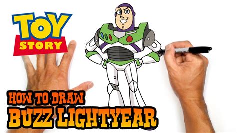 How to Draw Buzz Lightyear | Toy Story - YouTube