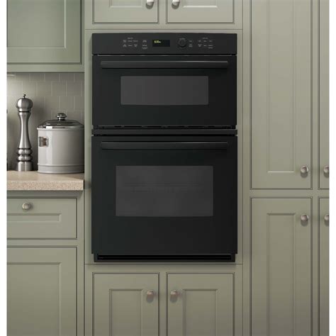 GE Appliances JK3800DHBB 27 Inch Electric Double Wall Oven/Microwave ...