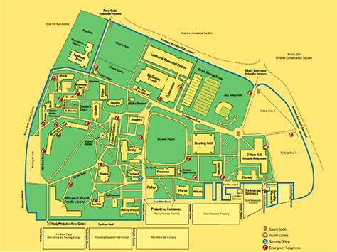 Fordham Rose Hill Campus Map - Map