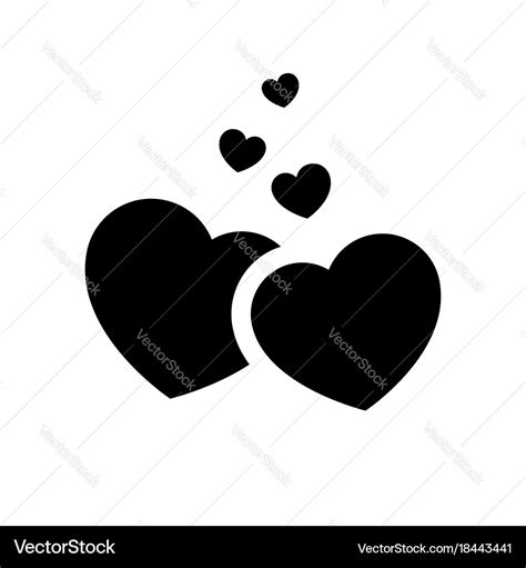 Romantic love symbol Royalty Free Vector Image