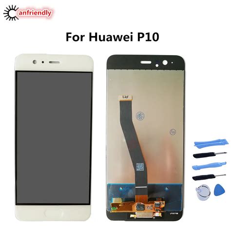 For Huawei P10 5.1" LCD Display + Touch Screen Digitizer with frame ...