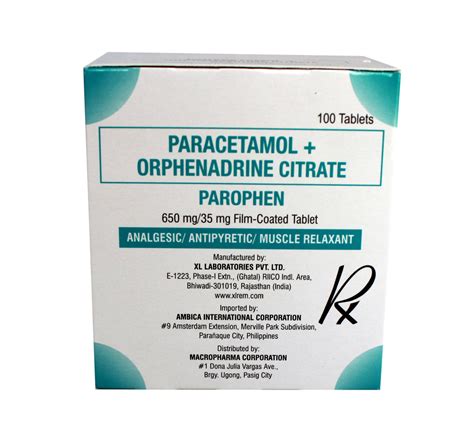 Parophen | Macropharma Corporation