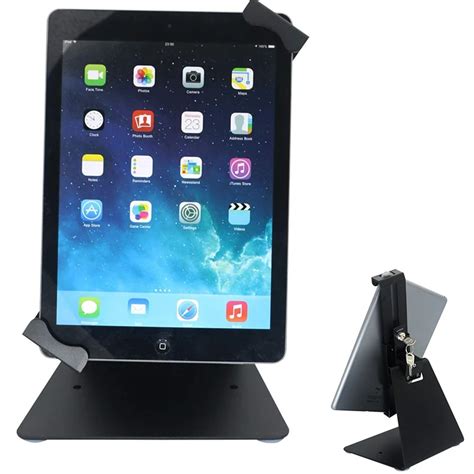 Desktop Anti-theft Security Kiosk Pos Tablet Stand 360° Rotation Holder ...