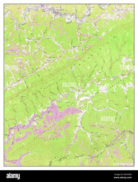 Whitesburg, Kentucky, map 1954, 1:24000, United States of America by ...