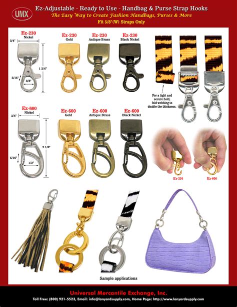 Strap Hook Catalog: Ez-Adjustable Handbag and Purse Strap Hooks: For ...