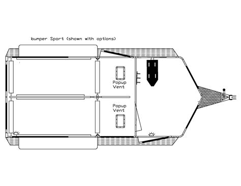 Straight Load Horse Trailer for Sale: 2 Horse Bumper Pull Design