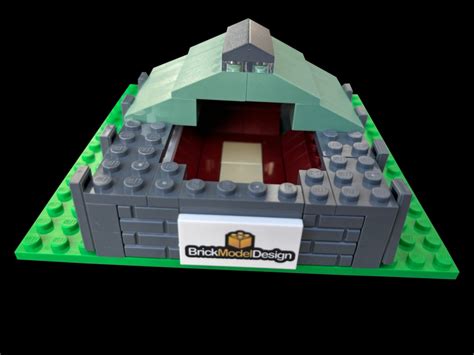 Rose Hill Gymnasium Lego Model - Fordham University - Brick Model Design