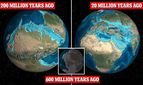 Earth Map 65 Million Years Ago - Allene Madelina