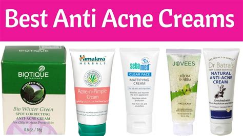 Top 10 Anti Acne & Pimple Creams in India - YouTube