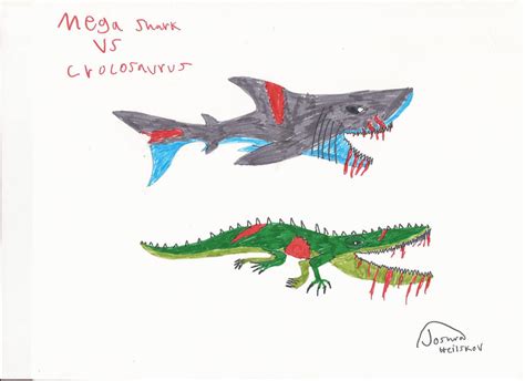 Mega Shark vs Crocosaurus by JoHei24 on DeviantArt