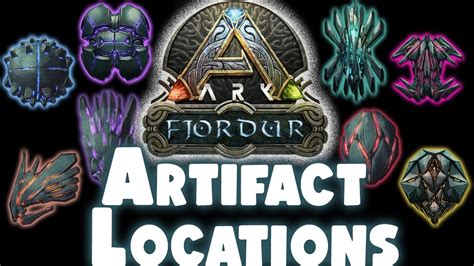 ARK Fjordur MOD Map | All 13 Artifact - YouTube