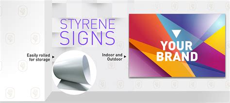 Styrene Signs | Gold Image Printing