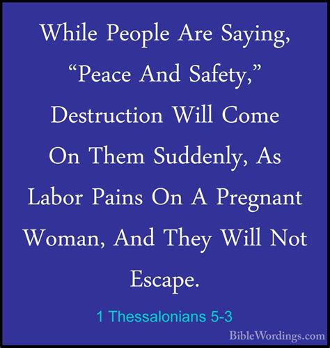 1 Thessalonians 5 - Holy Bible English - BibleWordings.com