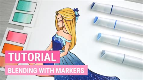 How to BLEND with ALCOHOL MARKERS (Pt.1) | Marker Tutorial | iiKiui - YouTube