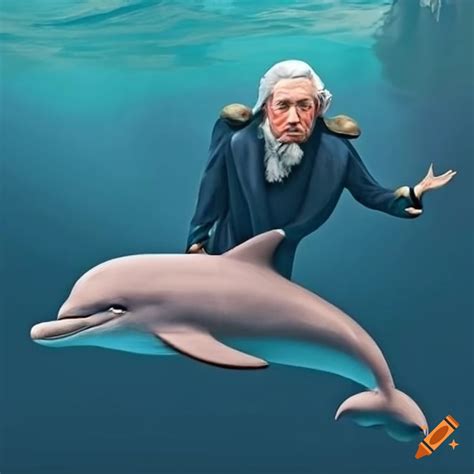 Dolphin with george washington
