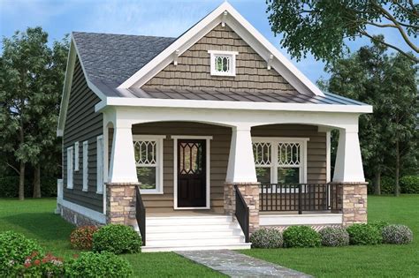Bungalow Style House Plan - 2 Beds 1 Baths 966 Sq/Ft Plan #419-228 ...