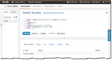 Hue – A Web User Interface for Analyzing Data With Elastic MapReduce ...