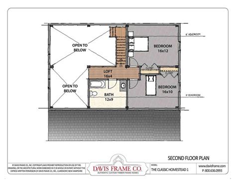 Classic Homestead 1 Floor Plan | Barn Home Plan | Davis Frame | Floor ...