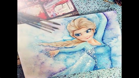 Elsa from Frozen- Painting - YouTube