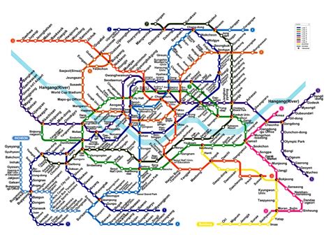 Seoul Subway Metro Map English Version (Updated) - Printable Seoul ...