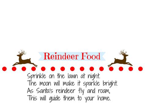 Homemade Reindeer Food Recipe With Printable Labels