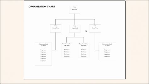 7 Blank org Chart Template - SampleTemplatess - SampleTemplatess