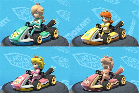 Princess Peach And Daisy Mario Kart