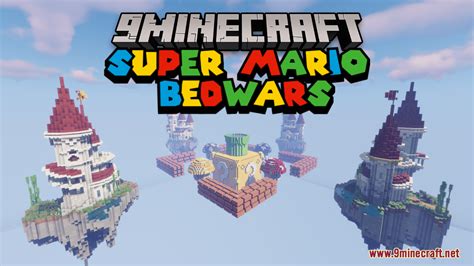 Super Mario BedWars Map (1.21.3, 1.20.1) - 4x4 Map - 9Minecraft.Net