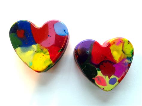 50 Heart shaped crayons valentine by ScarletChickadee on Etsy