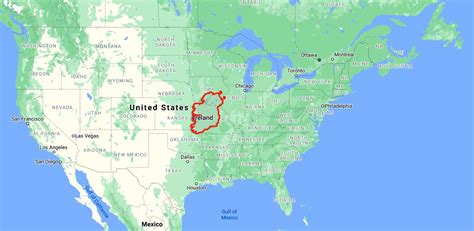 How big is Ireland compared to the United States?