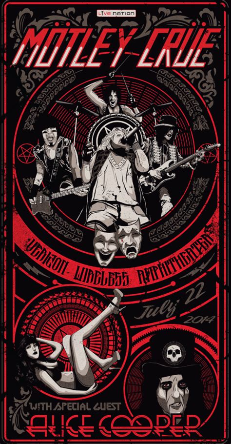 Motley Crue Gig Poster :: Behance