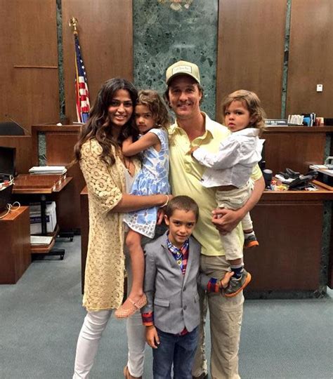 Matthew McConaughey Shares Family Photo as Wife Camila Alves Obtains U ...