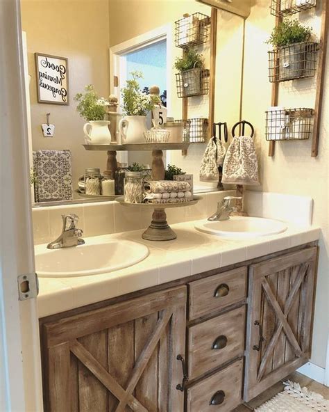 36 Beautiful Farmhouse Bathroom Decor Ideas You Will Go Crazy For ...