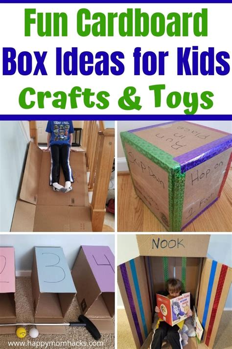 Cool Things to Make With Cardboard Crafts for Kids | Happy Mom Hacks