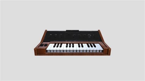 Old piano synthesizer - Download Free 3D model by VasylBasilik ...