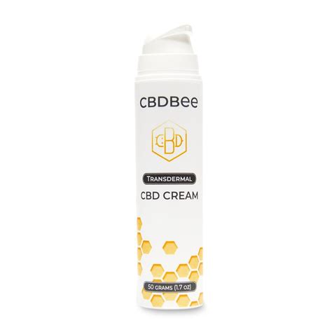 Transdermal CBD Cream 1000mg - 50 Gram | CBDBee - CBD Oil & Isolate ...