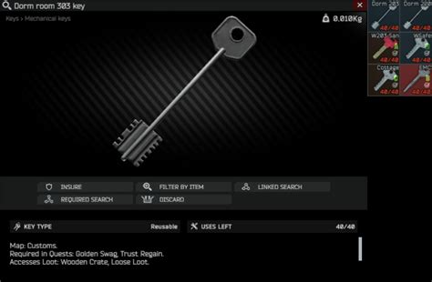 Escape From Tarkov: Best Dorms Keys - Gameinstants