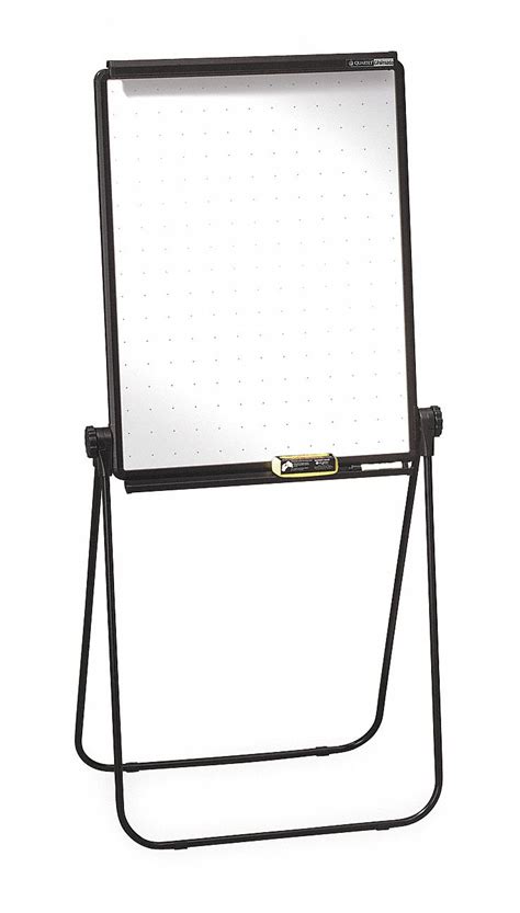 Easel Mounted, 34 in Dry Erase Ht, Dry Erase Board - 2RXG3|100TE - Grainger