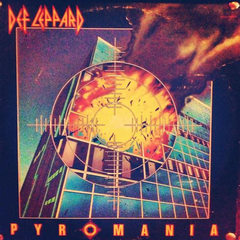 Def Leppard "Pyromania" album cover on the wall at Fatty's Sandwich Shop; Panama City Beach, FL ...