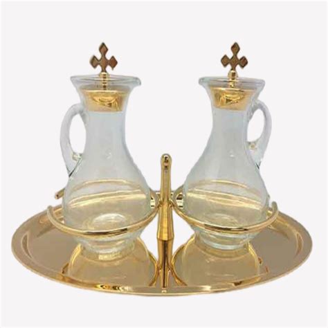 CW523: Glass Cruet Set - Southern Cross Church Supplies & Gifts